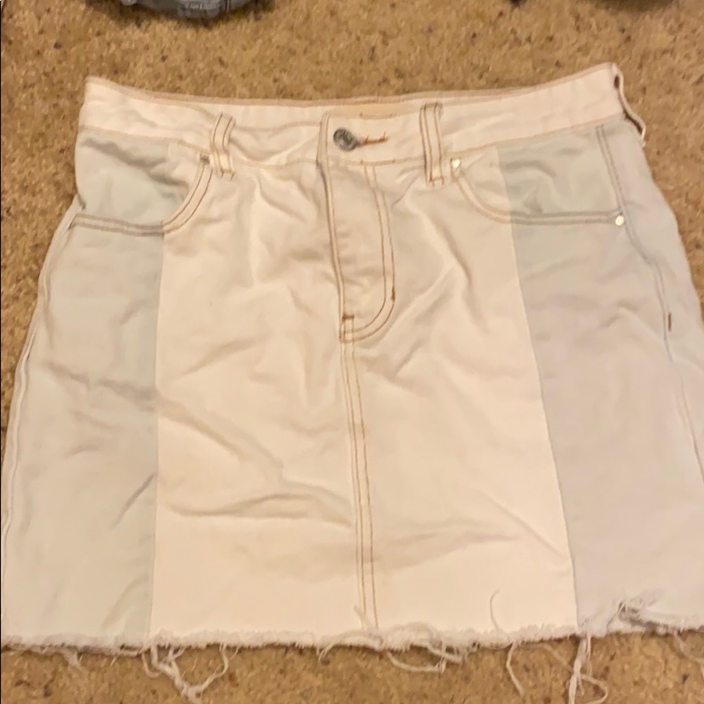 pacsun denim skirt